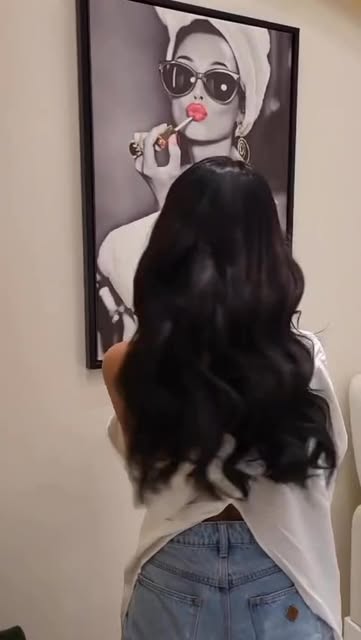 Beach waves finished at the salon